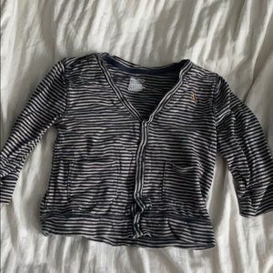 Baby striped cardigan